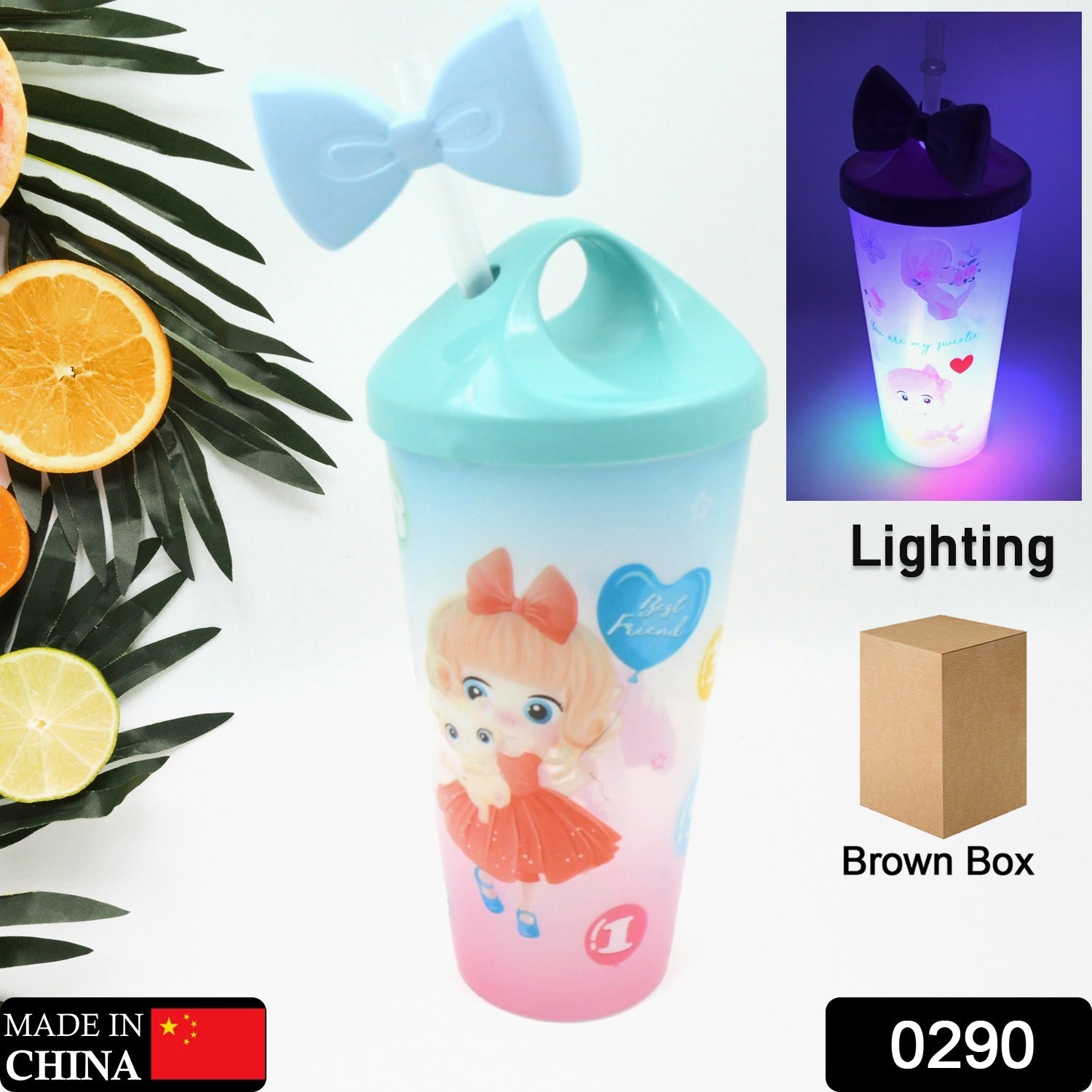 0290 LED Light Unicorn Water Bottle/Tumbler/ Mug with Straw & Lid for Kids Glitter Sipper with Toy Drinking Cups for Boys and Girls School/Tuition/Gym/ Picnic, Kids and Adults, Birthday Return Gifts 0290 LED Light Unicorn Water Bottle/Tumbler/ Mug with Straw & Lid for Kids Glitter Sipper with Toy Drinking Cups for Boys and Girls School/Tuition/Gym/ Picnic, Kids and Adults, Birthday Return Gifts